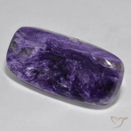 37.13克拉天然紫龙晶，软垫，不透明