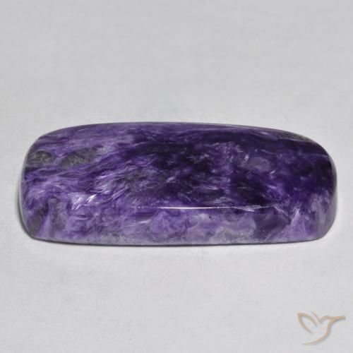 37.13克拉天然紫龙晶，软垫，不透明