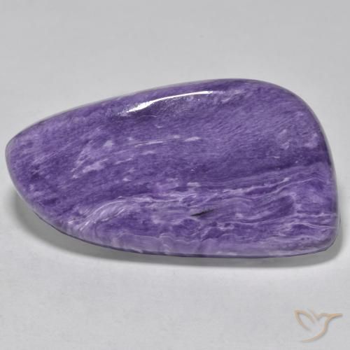 46.54ct 天然 中紫 硅藻土, 花式切割, 不透明