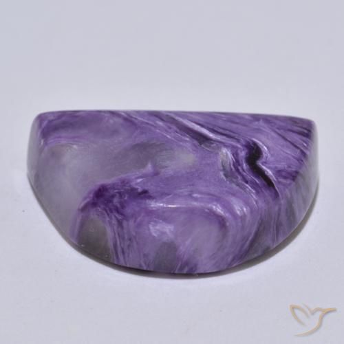16.25克拉天然紫龙晶，花式切割，不透明