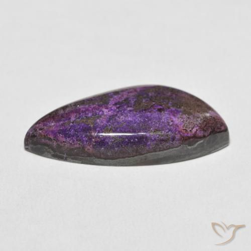 16.06克拉天然紫龙晶，花式切割，不透明