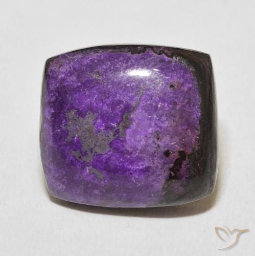 12.90ct 天然 天鹅绒紫紫 紫龙晶, 软垫, 不透明