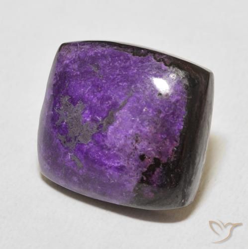 12.90克拉天然紫龙晶，软垫，不透明