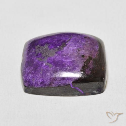 12.90克拉天然紫龙晶，软垫，不透明