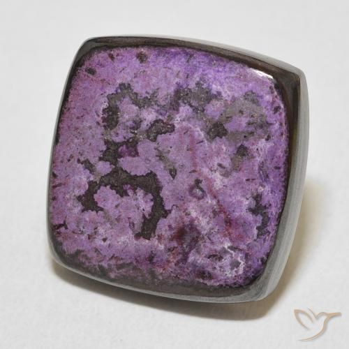 17.52克拉天然紫龙晶，软垫，不透明