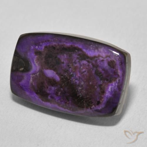 13.27克拉天然紫龙晶，软垫，不透明