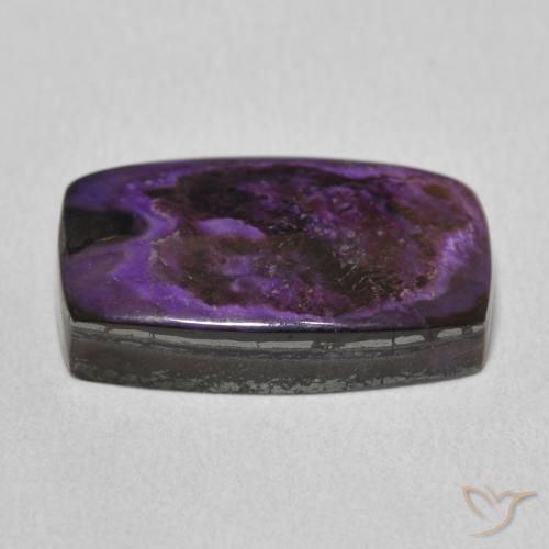13.27克拉天然紫龙晶，软垫，不透明