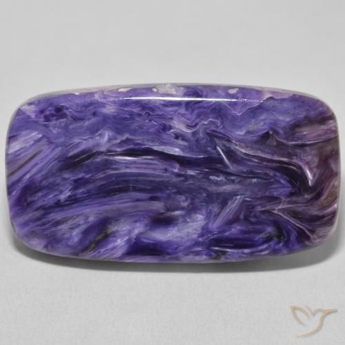 35.16ct 天然 中紫 硅藻土, 软垫, 不透明