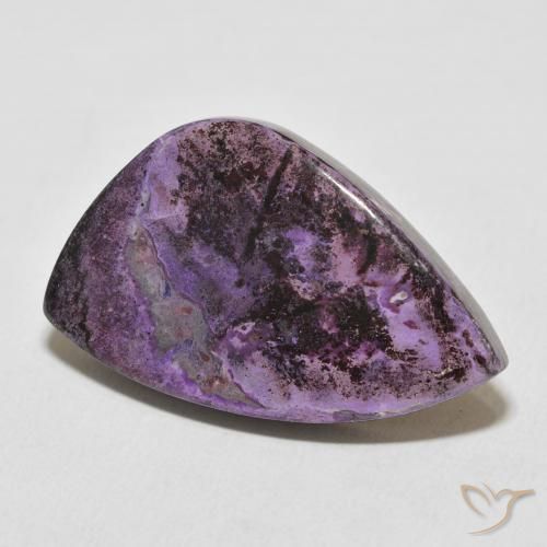 27.82克拉天然紫龙晶，花式切割，不透明