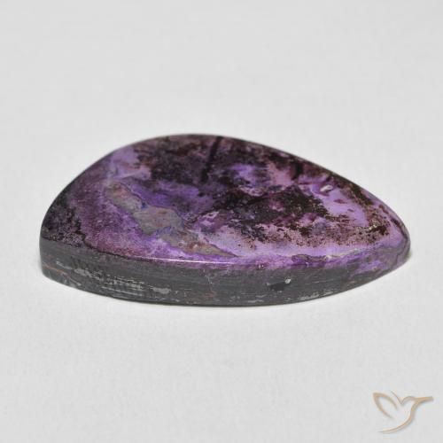 27.82克拉天然紫龙晶，花式切割，不透明