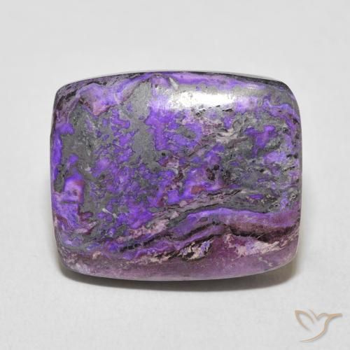 16.78ct 天然 中紫 硅藻土, 软垫, 不透明