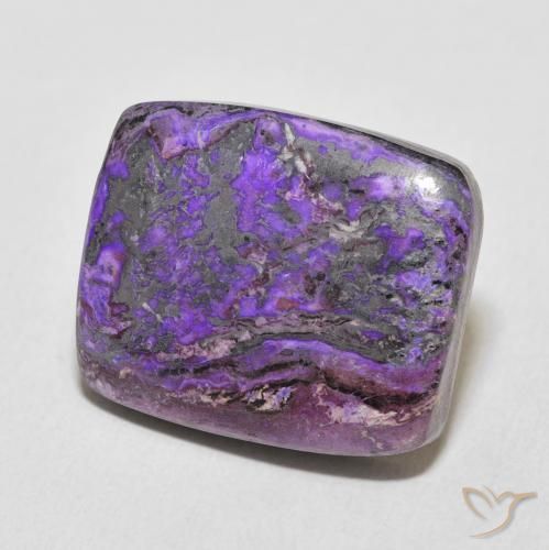 16.78克拉天然紫龙晶，软垫，不透明
