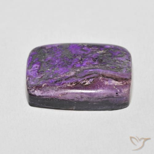 16.78克拉天然紫龙晶，软垫，不透明