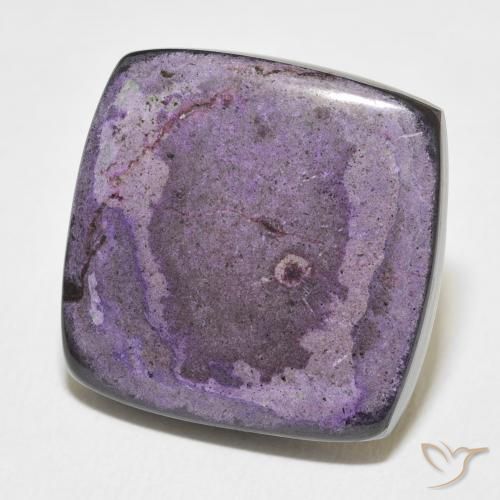 23.80克拉天然紫龙晶，软垫，不透明