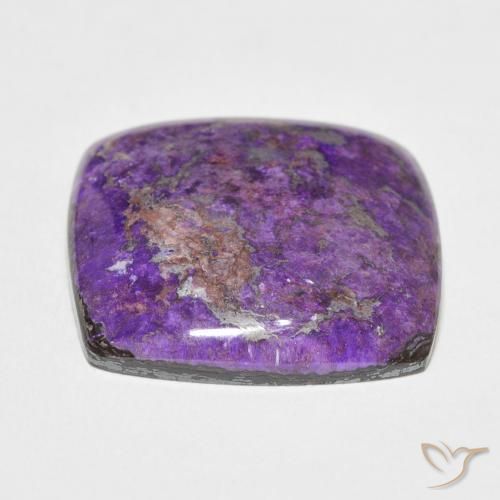 23.25克拉天然紫龙晶，软垫，不透明