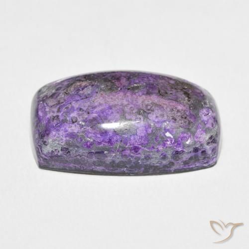 14.42克拉天然紫龙晶，软垫，不透明