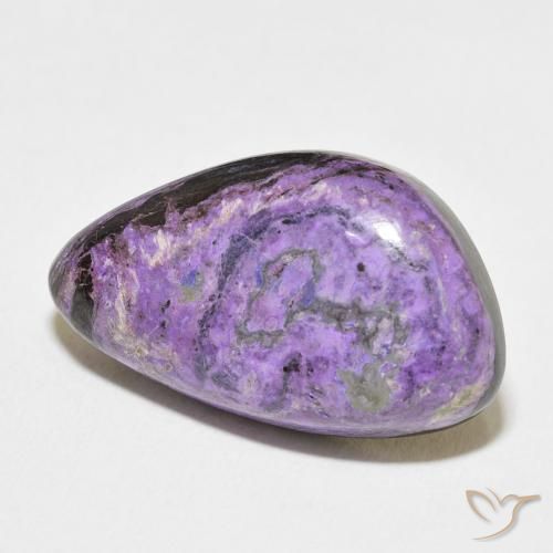 17.22克拉天然紫龙晶，花式切割，不透明