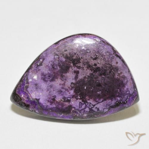19.52克拉天然紫龙晶，花式切割，不透明