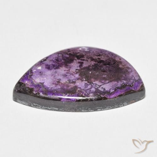 19.52克拉天然紫龙晶，花式切割，不透明
