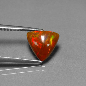 1.63克拉天然巧克力蛋白石，透明，透明/半透明