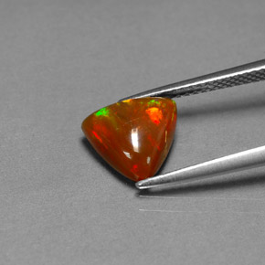 1.63克拉天然巧克力蛋白石，透明，透明/半透明