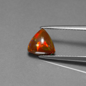 1.35克拉天然巧克力蛋白石，透明，透明/半透明