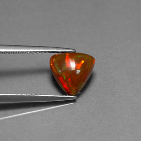 1.35克拉天然巧克力蛋白石，透明，透明/半透明