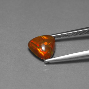 1.35克拉天然巧克力蛋白石，透明，透明/半透明