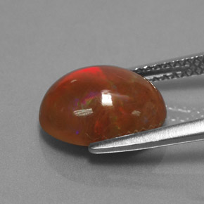 2.29克拉天然巧克力蛋白石，椭圆形切割，不透明