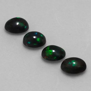 克拉天然巧克力蛋白石，椭圆形切割，半透明