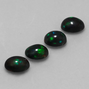 克拉天然巧克力蛋白石，椭圆形切割，半透明