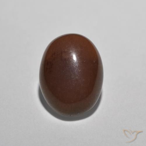 0.72ct 天然 彩色 巧克力蛋白石, 椭圆形, 半透明