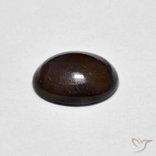 0.71克拉天然巧克力蛋白石，椭圆形，不透明
