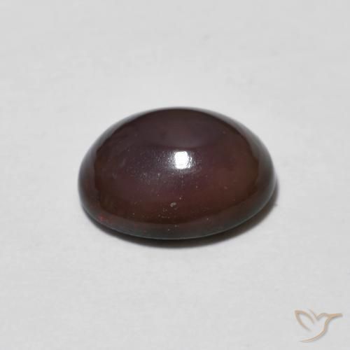 1.22克拉天然巧克力蛋白石，椭圆形，不透明