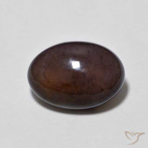 3.24ct 天然 彩色 巧克力蛋白石, 椭圆形, 半透明