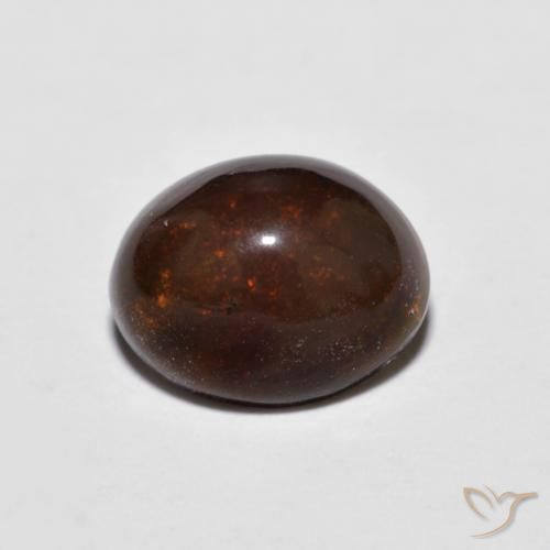 1.18ct 天然 彩色 巧克力蛋白石, 椭圆形, 不透明