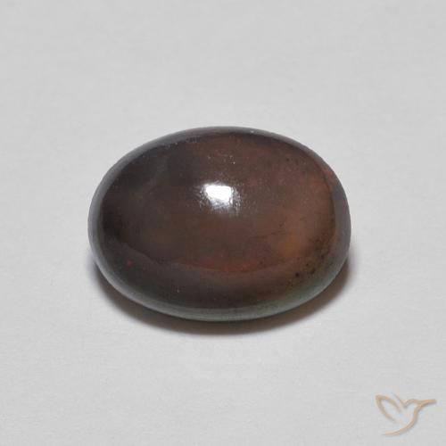 0.69ct 天然 彩色 巧克力蛋白石, 椭圆形, 不透明