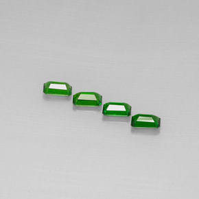 克拉天然铬透辉石，祖母绿式切割，VS