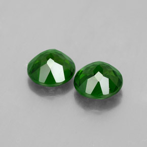 克拉天然铬透辉石，圆形切割，VS-SI