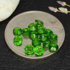 1.77天然绿色铬透辉石，圆形切割，3.11毫米，VS
