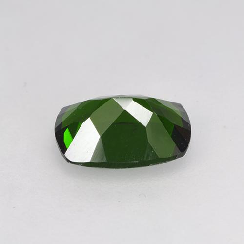1.36克拉天然绿色铬透辉石，垫形剪裁，8×6.1毫米，VS