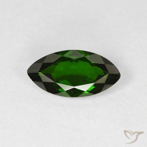 1.17ct 天然 深绿色 铬透辉石, 榄尖形, VS, Photo A