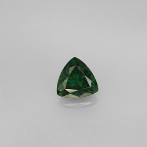 0.51克拉天然绿色铬碧玺，三角形，5.4×5.3毫米，VVS-VS