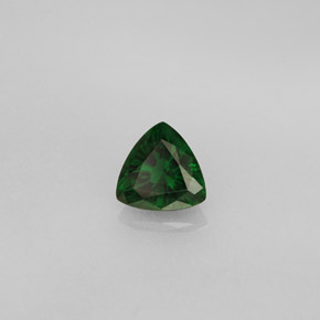 0.51克拉天然绿色铬碧玺，三角形，5.4×5.3毫米，VVS-VS