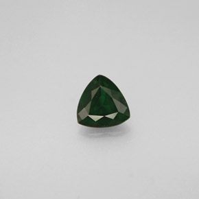 0.27克拉天然绿色铬碧玺，三角形，4.6×4.5毫米，VVS-VS