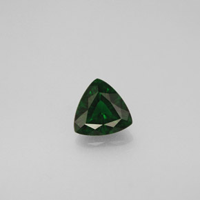 0.35克拉天然绿色铬碧玺，三角形，4.9×4.8毫米，VS