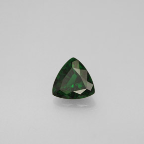 0.35克拉天然绿色铬碧玺，三角形，4.9×4.8毫米，VS
