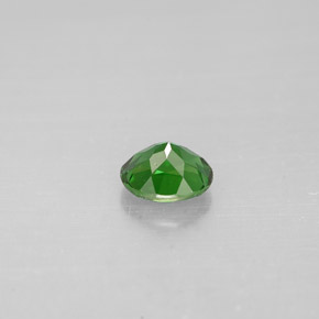 0.37克拉天然绿色铬碧玺，椭圆形切割，4.9×4.1毫米，VVS-VS