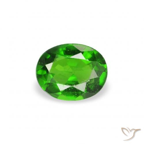 0.18ct 天然 Medium Dark-Green 铬碧玺, 椭圆形, VS