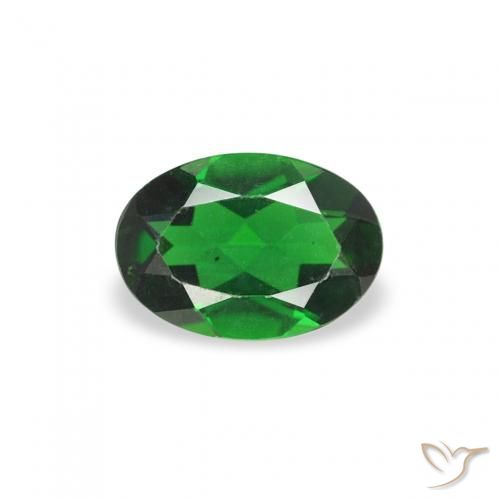 0.24ct 天然 森林绿 铬碧玺, 椭圆形, VVS-VS